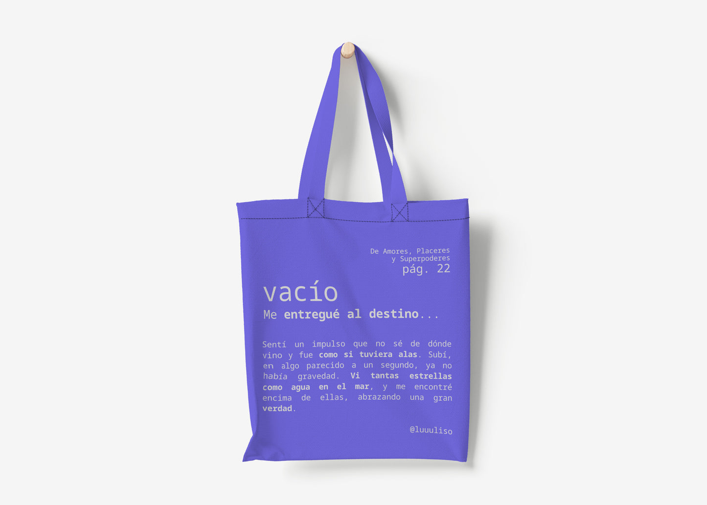 Tote "Vacío" Poema