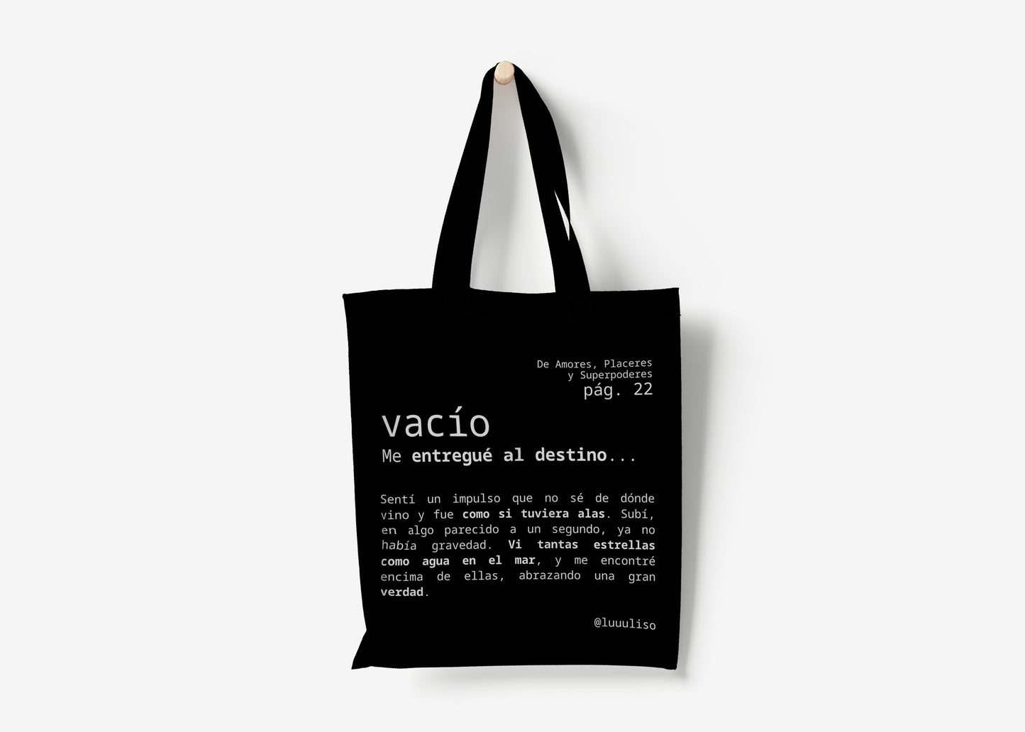 Tote "Vacío" Poema