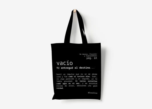 Tote "Vacío" Poema